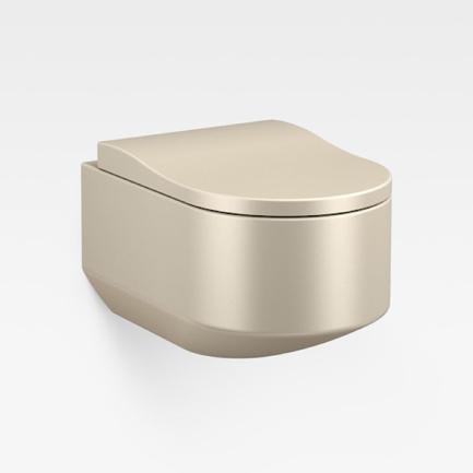 Italian Modern Wall-Hung Toilet, Armani Greige