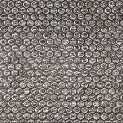 Pluriball Black 8"x8" 5/16" Glossy Porcelain Tile