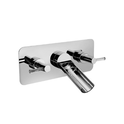 Marina Bay Chrome Wall Mounted Basin Mixer