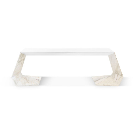 GT Marble Desk Calacatta Gold