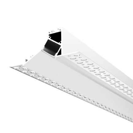 Wall washing Drywall Aluminum LED profile, 6,56ft/pcs, white