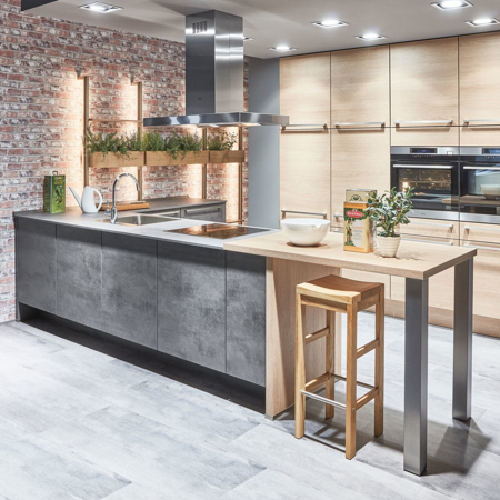 Riva Kitchen, Concrete Slate Grey
