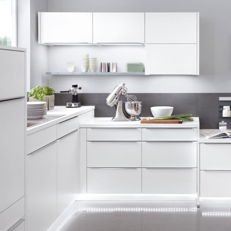 Lux Kitchen, White High Gloss -, HINTEX
