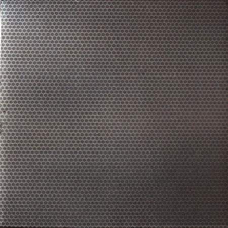 6" x 6" Metal Black Porcelain Tile, Transverse
