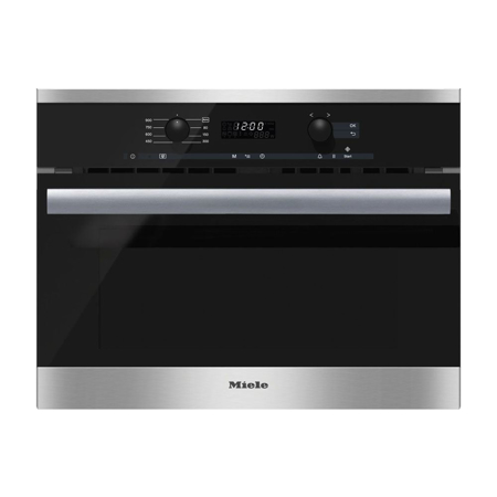 Miele M6260TC Microwave Oven, Clean Touch Steel