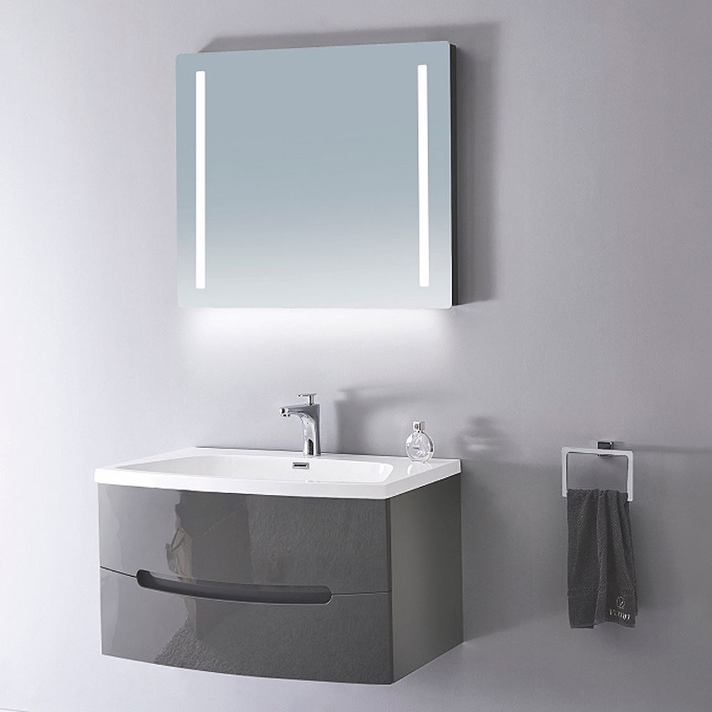 Contemporary Double Wall Mounted Bathroom Vanity Set -, HINTEX