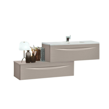 48" Modern Bathroom Vanity Solid Plywood Wall Mounted Cabinet Vera Beige