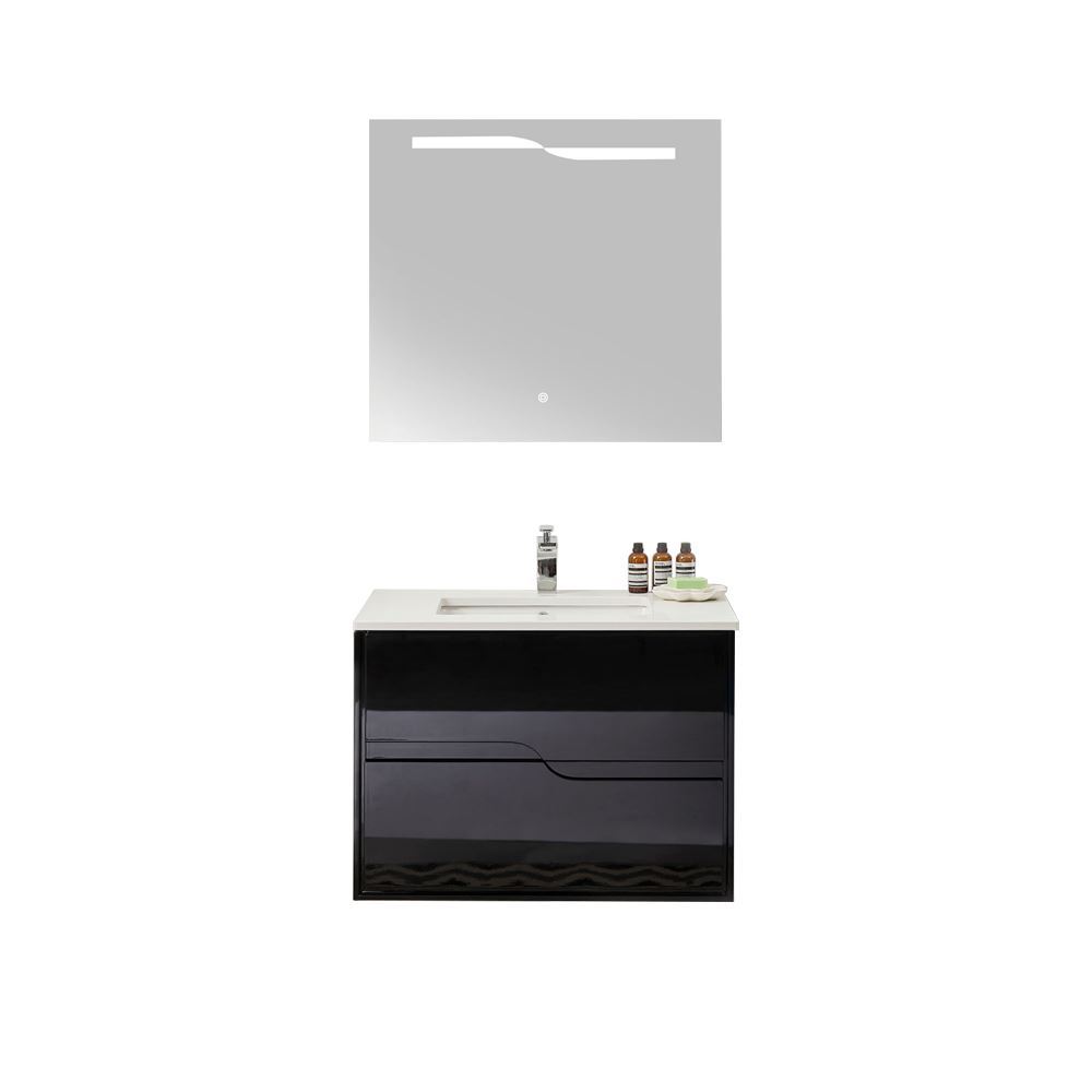 Contemporary Double Wall Mounted Bathroom Vanity Set -, HINTEX