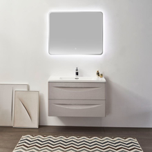 36" Modern Bathroom LED Mirror Vera Beige	