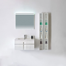 30" Modern Single Bathroom Vanity Sink Mino Glossy White	