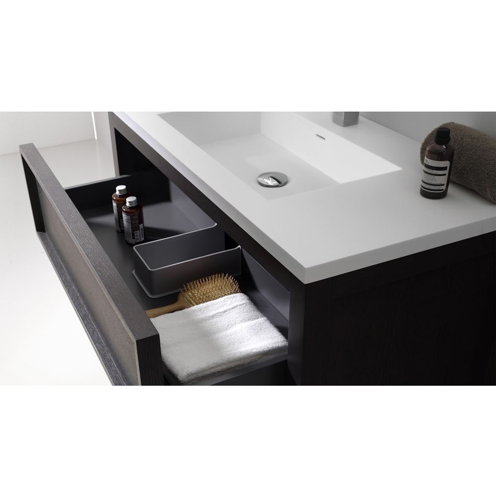 Contemporary Double Wall Mounted Bathroom Vanity Set -, HINTEX