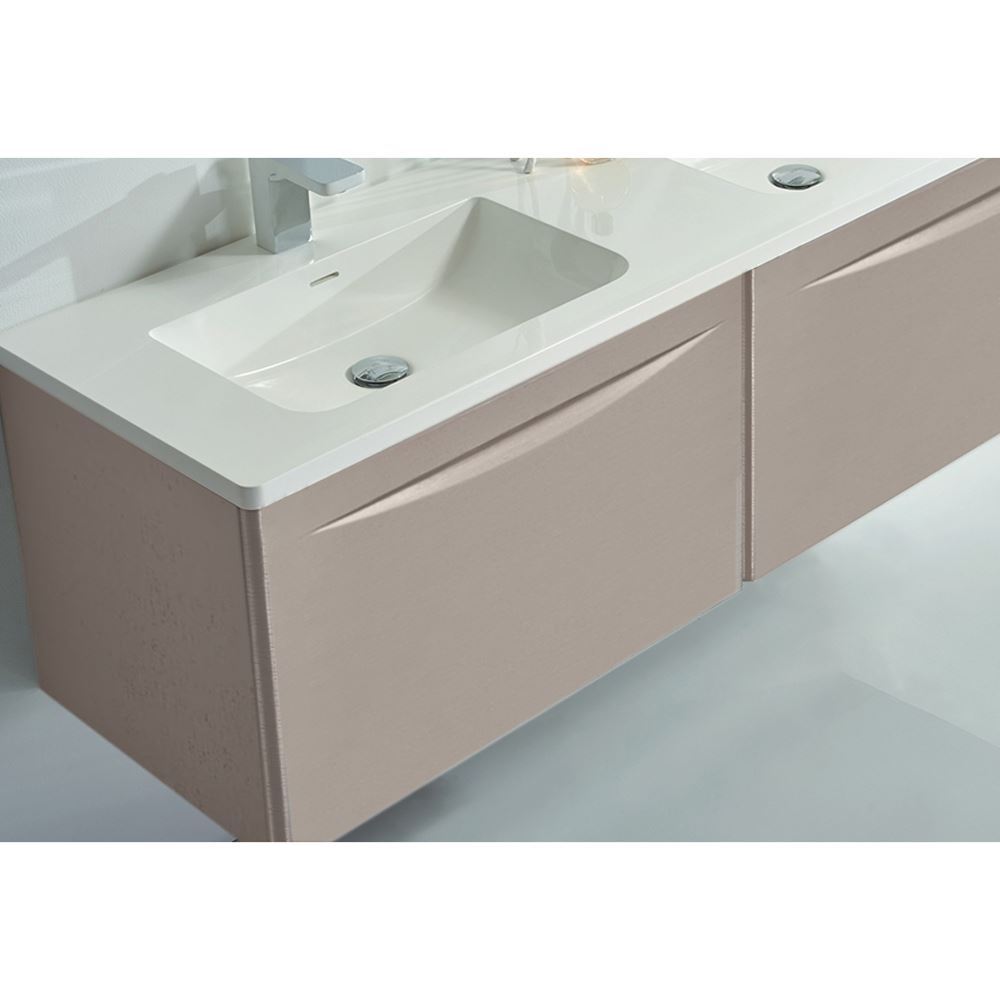 Contemporary Double Wall Mounted Bathroom Vanity Set -, HINTEX