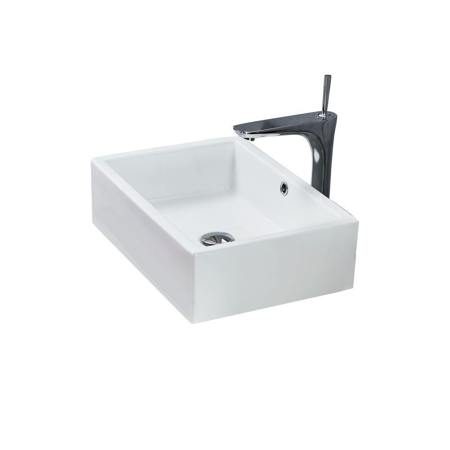 Glossy White Double Wall Hung Bathroom Vanity Sink, Nova Glossy White