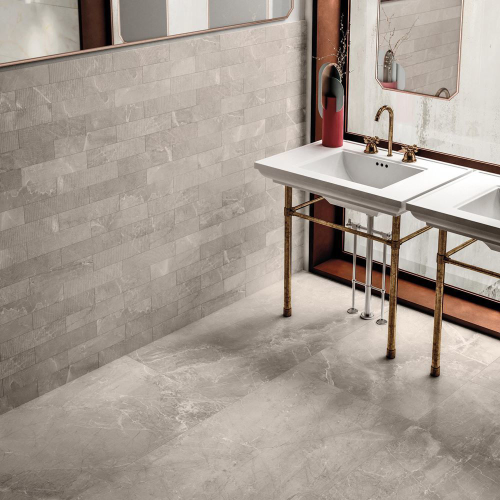 Valentino Porcelain Tile, Matt Supreme Gray 12