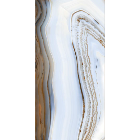 Italian  Agate Blend Slab A, White 63" x 126", 6.5mm