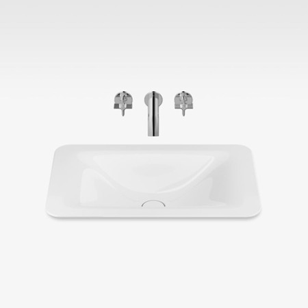 Italian Modern Bathroom Vanity Sink, Armani 26" Glossy White