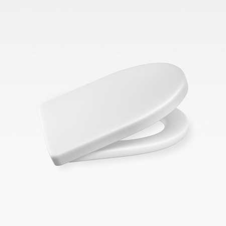 Italian Contemporary Soft-Closing Seat And Cover, Armani Off-White
