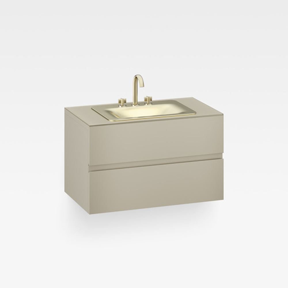 Italian Modern Bathroom Vanity Set, Armani 40" Greige, SMG