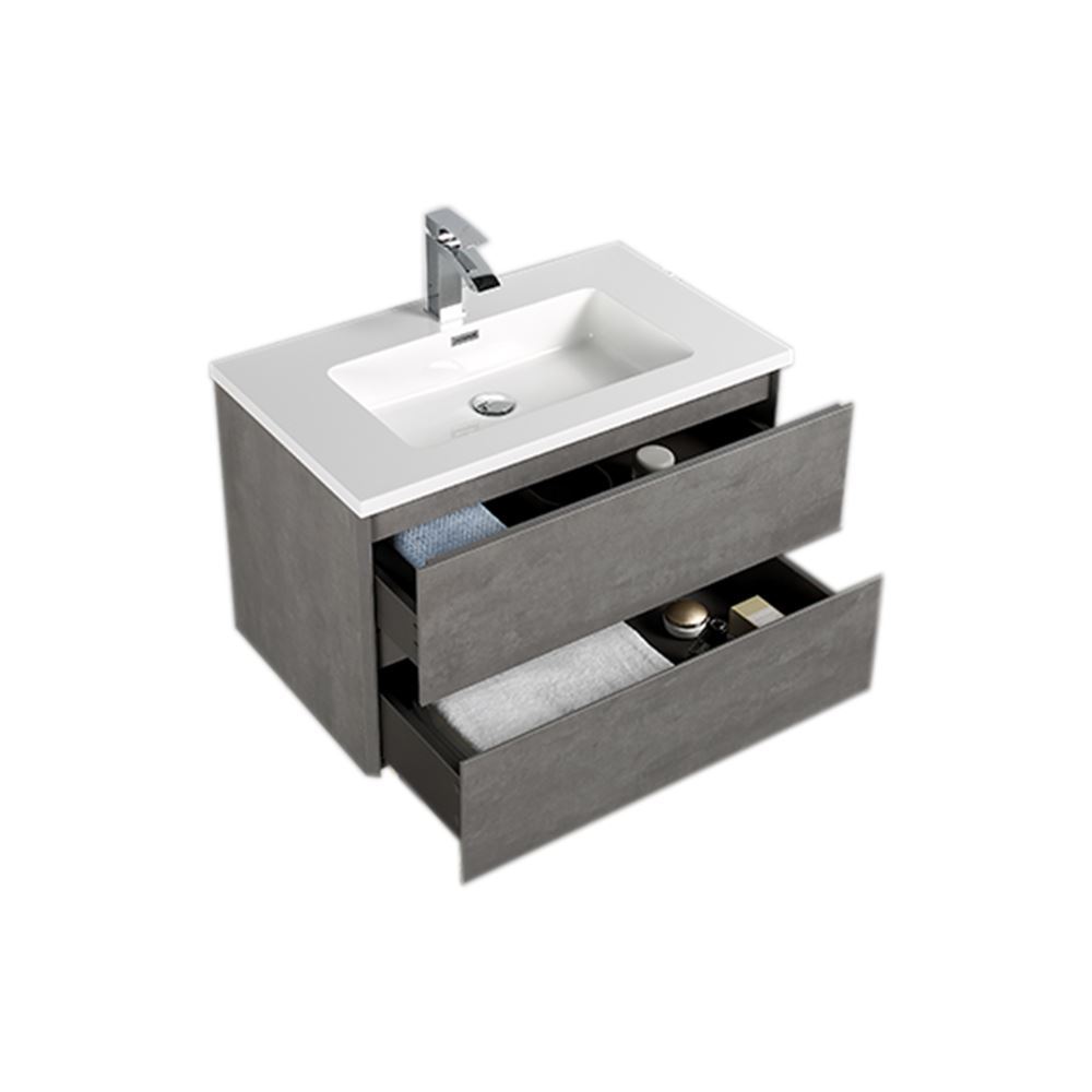 Contemporary Double Wall Mounted Bathroom Vanity Set -, HINTEX