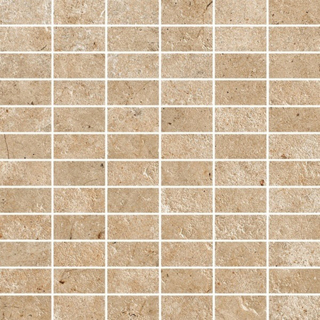 Modern Italian Porcelain Tile, Tribeca Harrison Decor Mattoncino Natural, 12" x 12"
