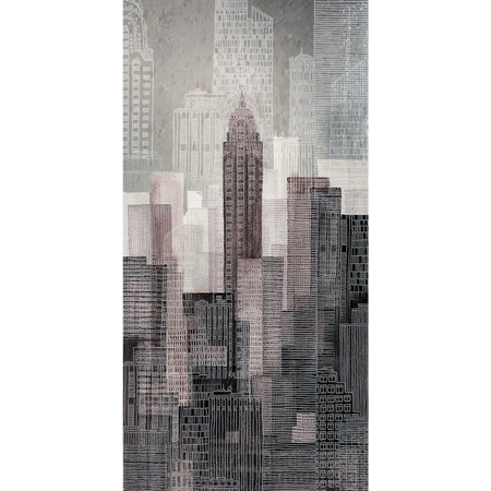 Modern Italian Porcelain Tile, Allure New York 1, 48" x 110"