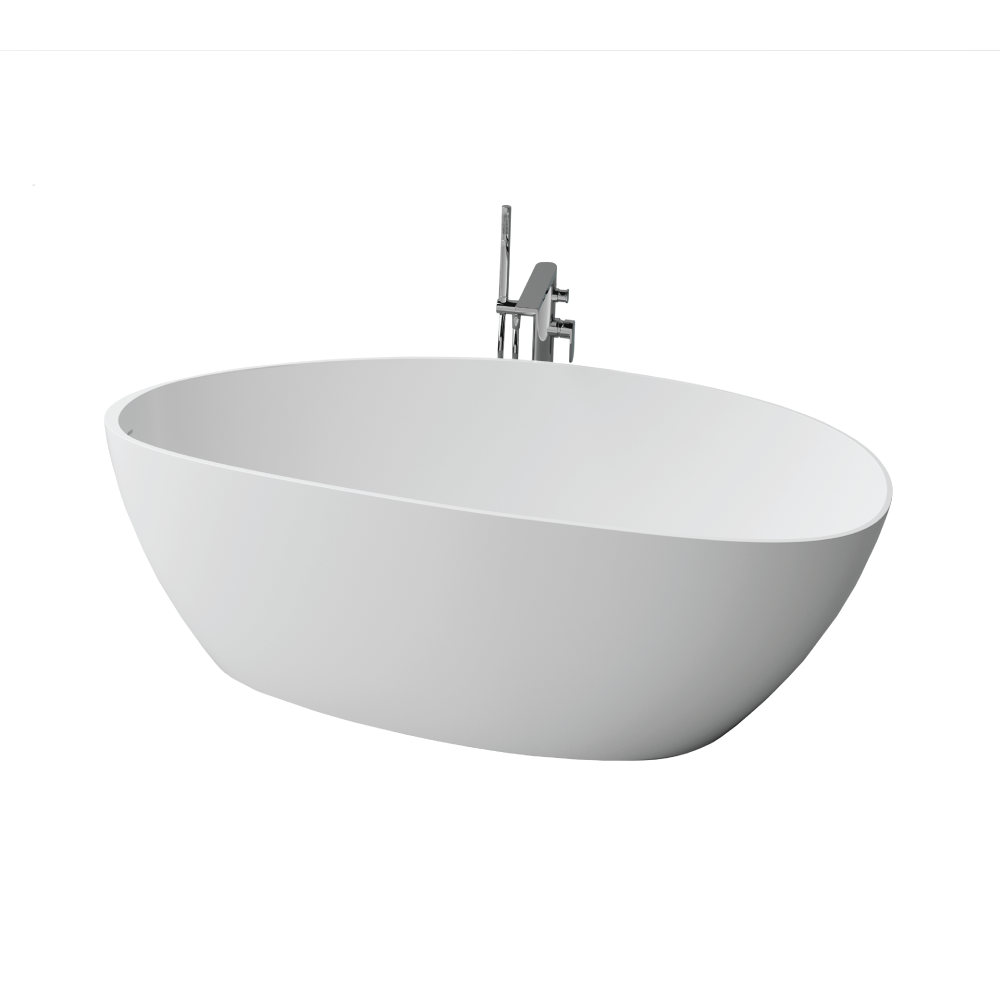 Picture of Chiara 67" White Contemporary Freestanding Bathtub