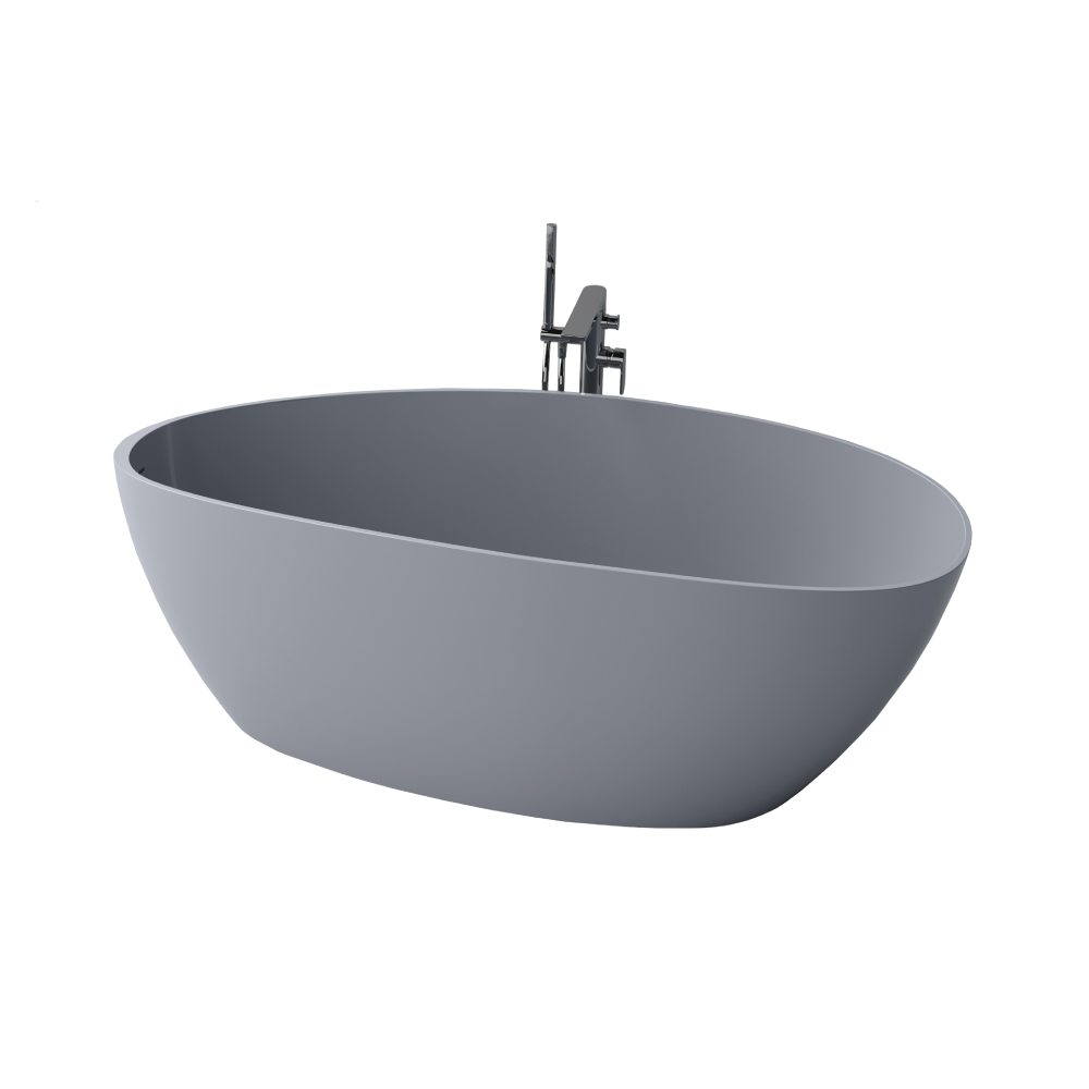 Picture of Chiara 67" Gray Contemporary Freestanding Bathtub