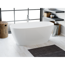 Picture of Como White 67" Solid Surface Freestanding Bathtub