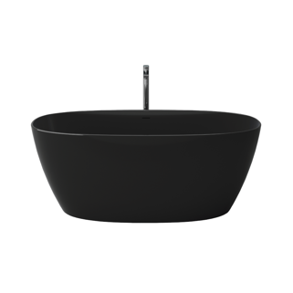 Picture of Como Black 67" Solid Surface Freestanding Bathtub