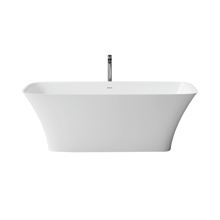 Picture of Gia 69" White Modern Freestanding Bathtub