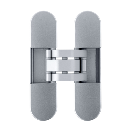 INVISA 3D Adjustable Concealed Hinges, Silver