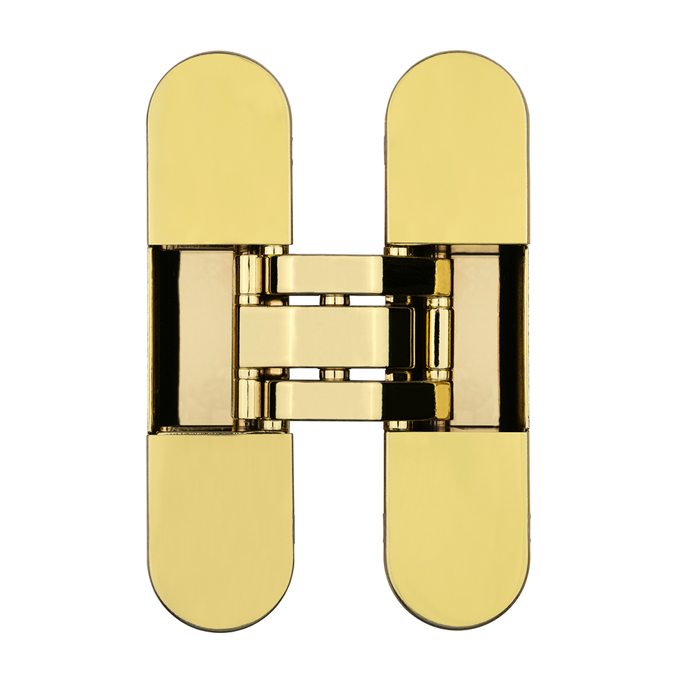 Invisa 3d Adjustable Concealed Hinges Polished Gold Hintex Home Interior Exterior Building Materials