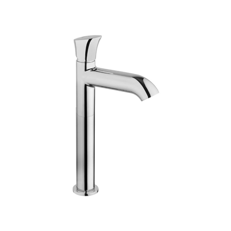 Interlagos Matt Black Single Lever High Basin Mixer with Pop-up Waste