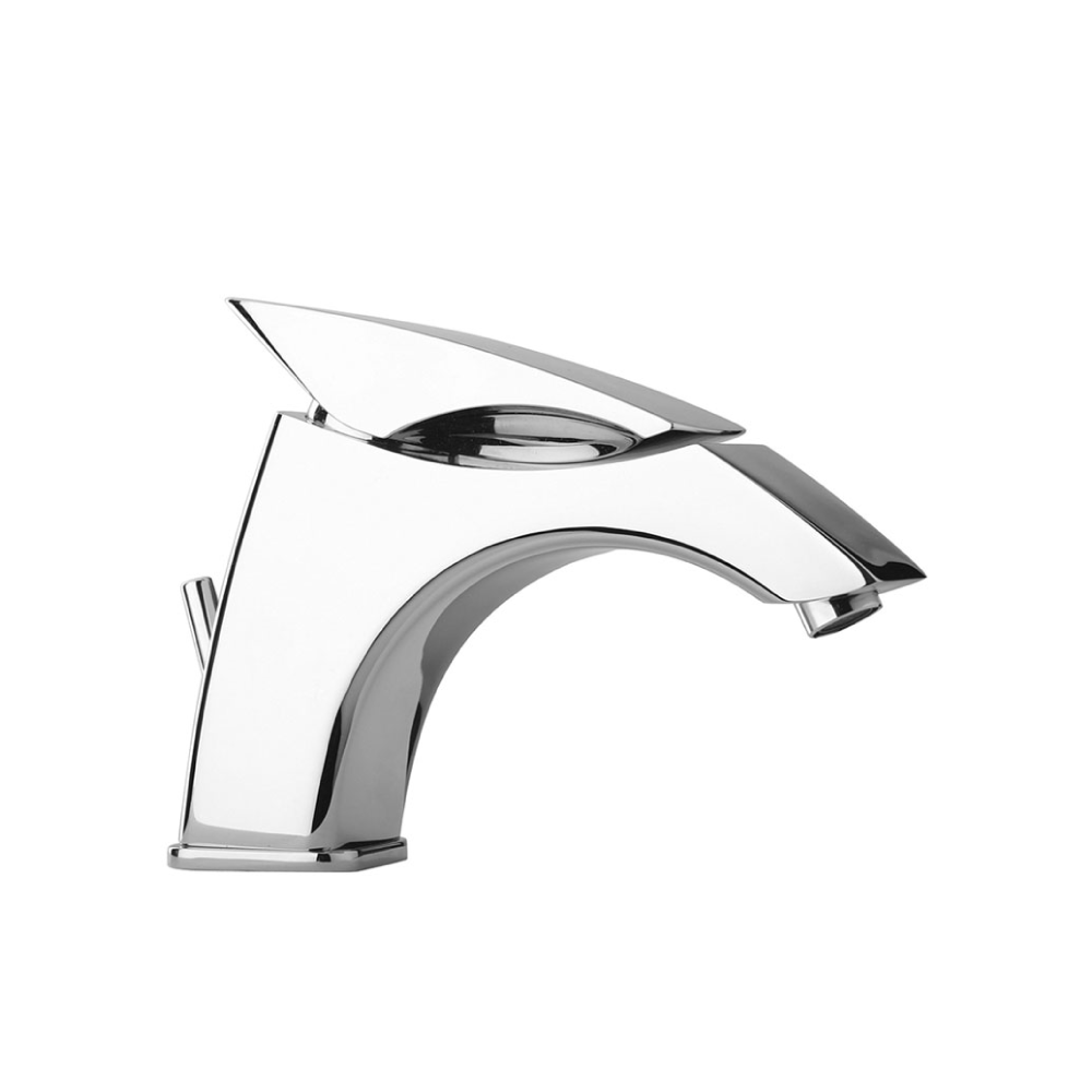 Picture of Indy Matt Black Single Lever Basin Mixer with Pop-up Waste
