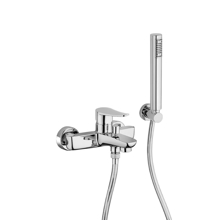 Picture of Sakhir Chrome Single Lever Bath Shower Mixer with Adjustable Shower Kit