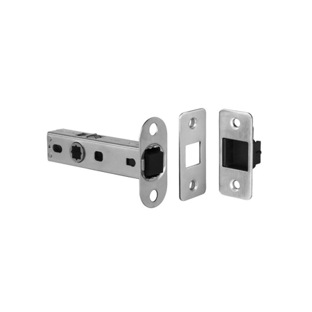 Click Magnetic Tubular Latch With Privacy Function, Satin Chrome