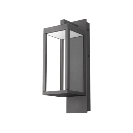 Modern Outdoor 48 LED  Graphite Wall Lamp