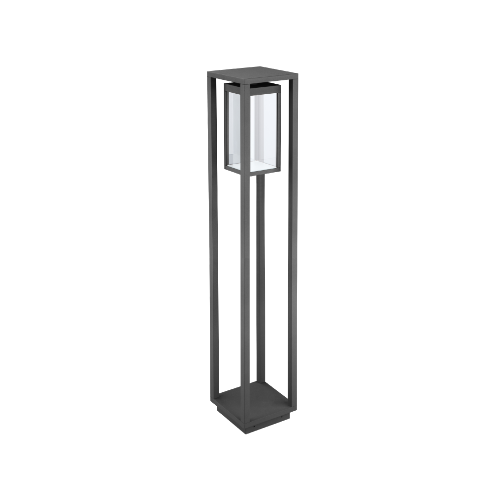 Picture of Modern Outdoor 48 LED  Grey Bollard Lamp