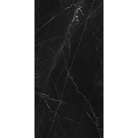 Negro Marquina 63" x 126" 1/2" Polished Porcelain Tile
