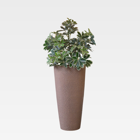 Contemporary Taupe  13.8'' x 27.5'' Pot Planter