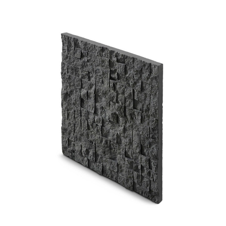 Cubus Black 12" x 12" Concrete Tile