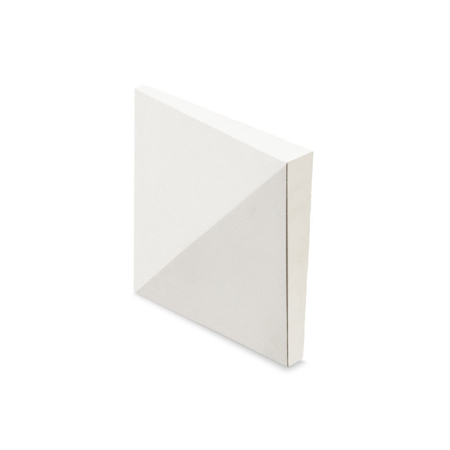 Vertices White 8" x 8" Concrete Tile