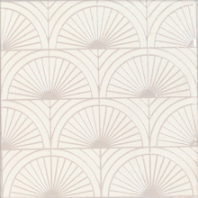 Picture of Glam White Swing 6" x 6" Matt Porcelain Tile