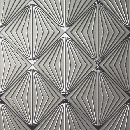 Royal Silver 6" x 6" Glossy Porcelain Tile