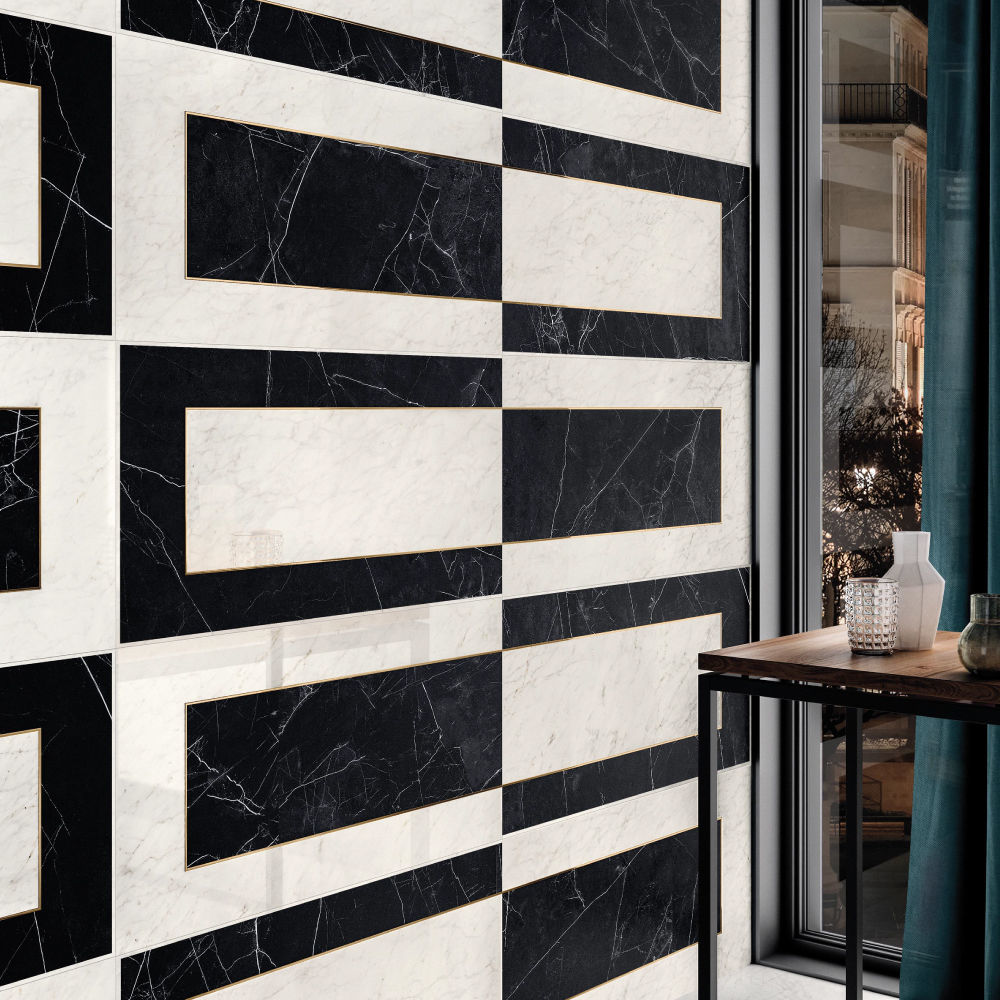 Valentino Porcelain Tile, Apuanian White 12