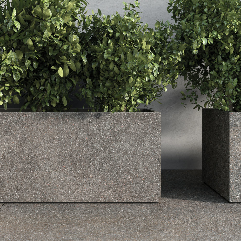 トップス PELLICULE motif stone big PK gray M31901 Soft silver Gray beige gold metallic plaster textured