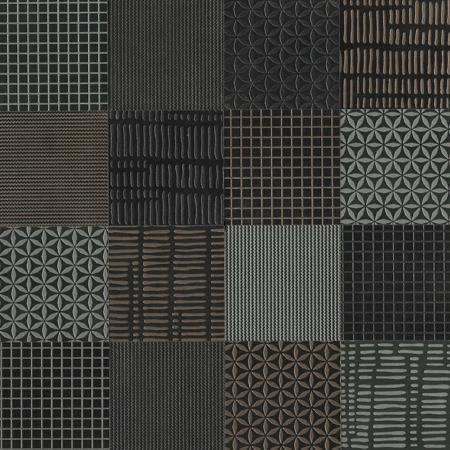 Italian Porcelain Décor Texture Mix Melange 8"X8" 3/8" Natural