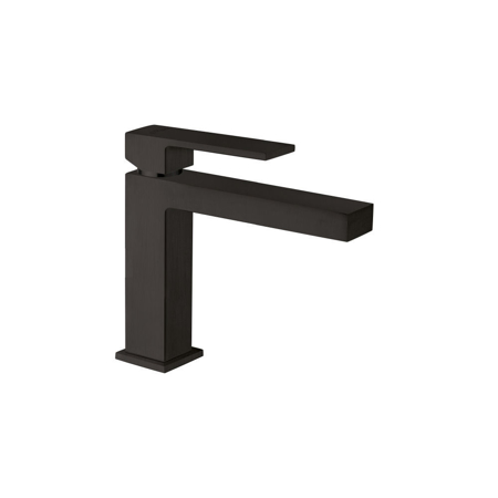 Quadro Single Handle Lavatory Faucet With Lever Handle Matt Black