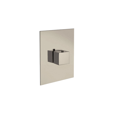Quadro 3/4" Thermostatic Valve Only in Brushed Nickel