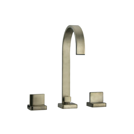 Galene widespread lavatory faucet with lever handles in Brushed Nickel